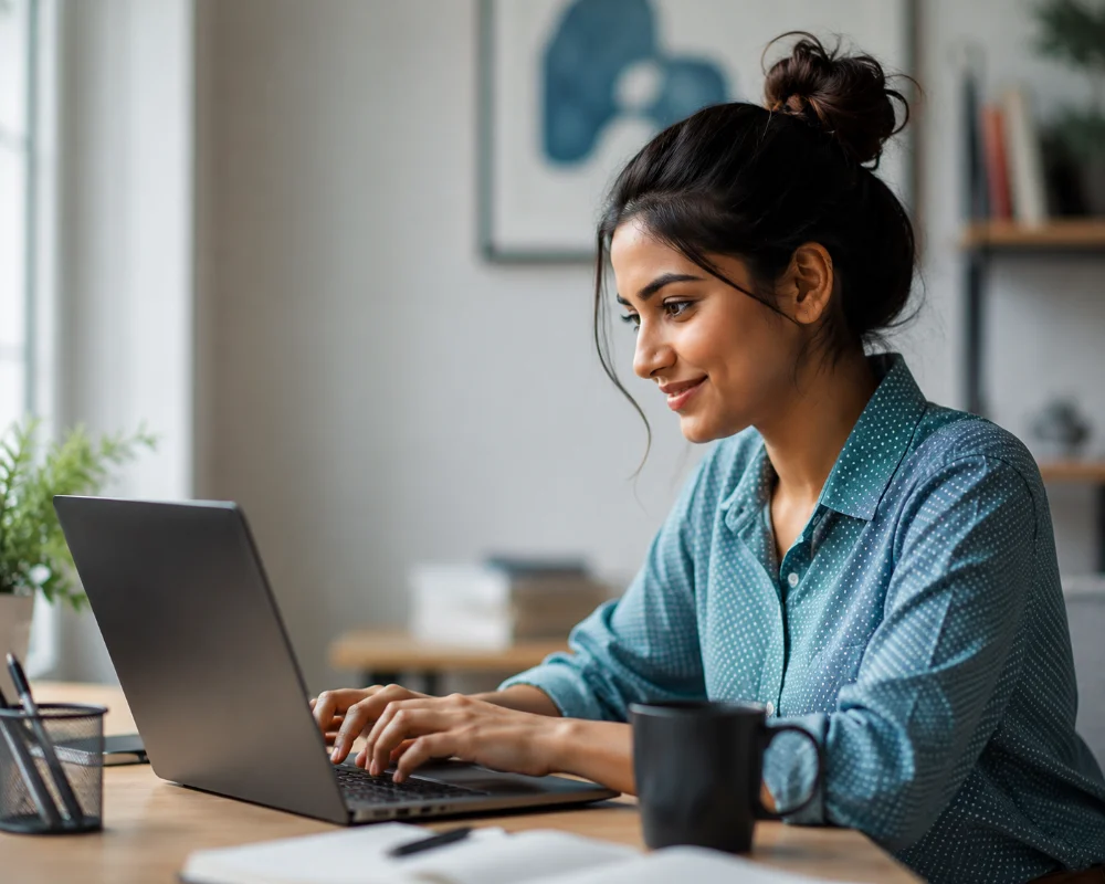 A student learning with AI in a live Medhify session